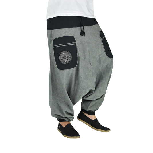 Genie pants Stampfgewand grey