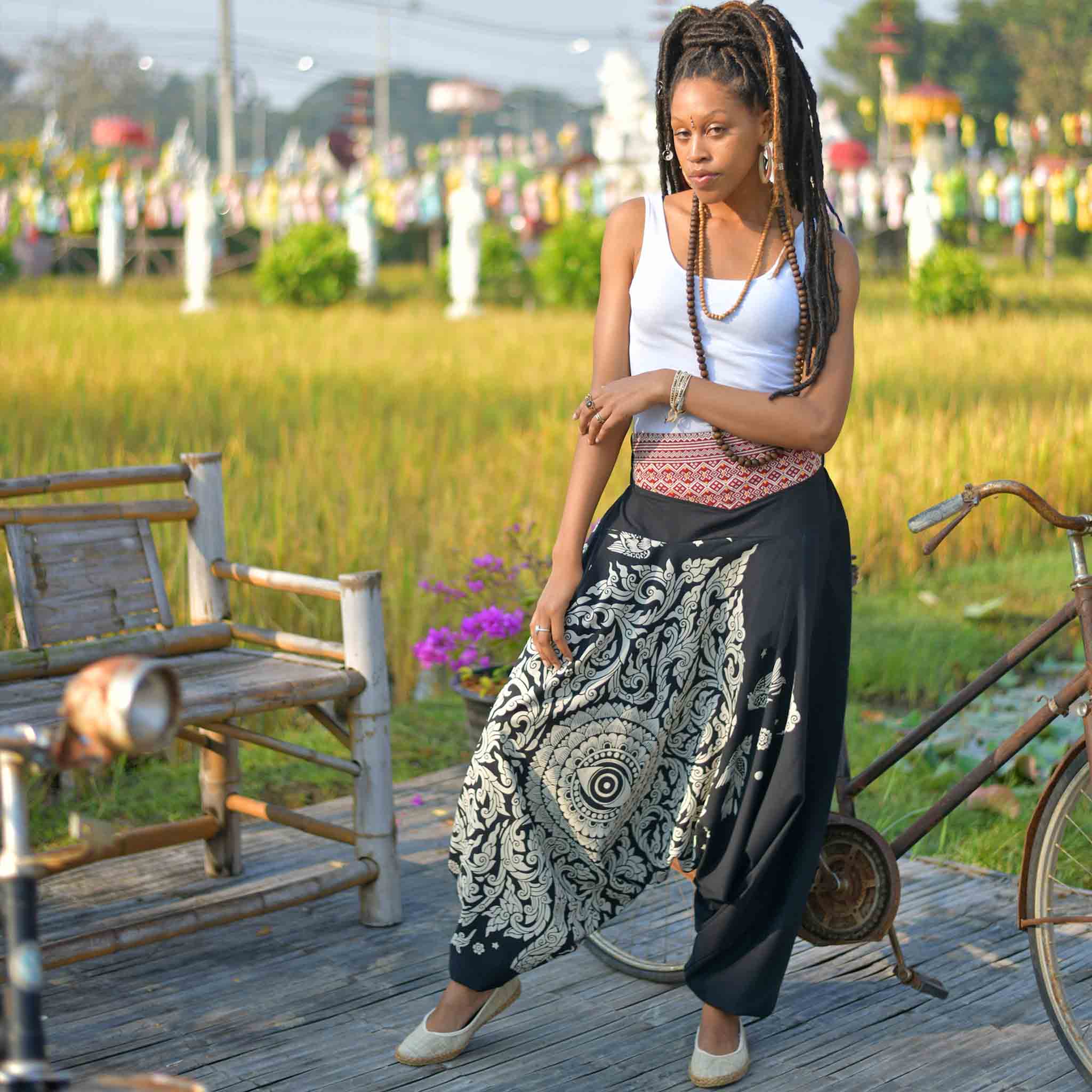 【E RIN AI E】NABI CIRCLE CHIRRING PANTS E RIN AI E】NABI CIRCLE CHIRRING PANTS