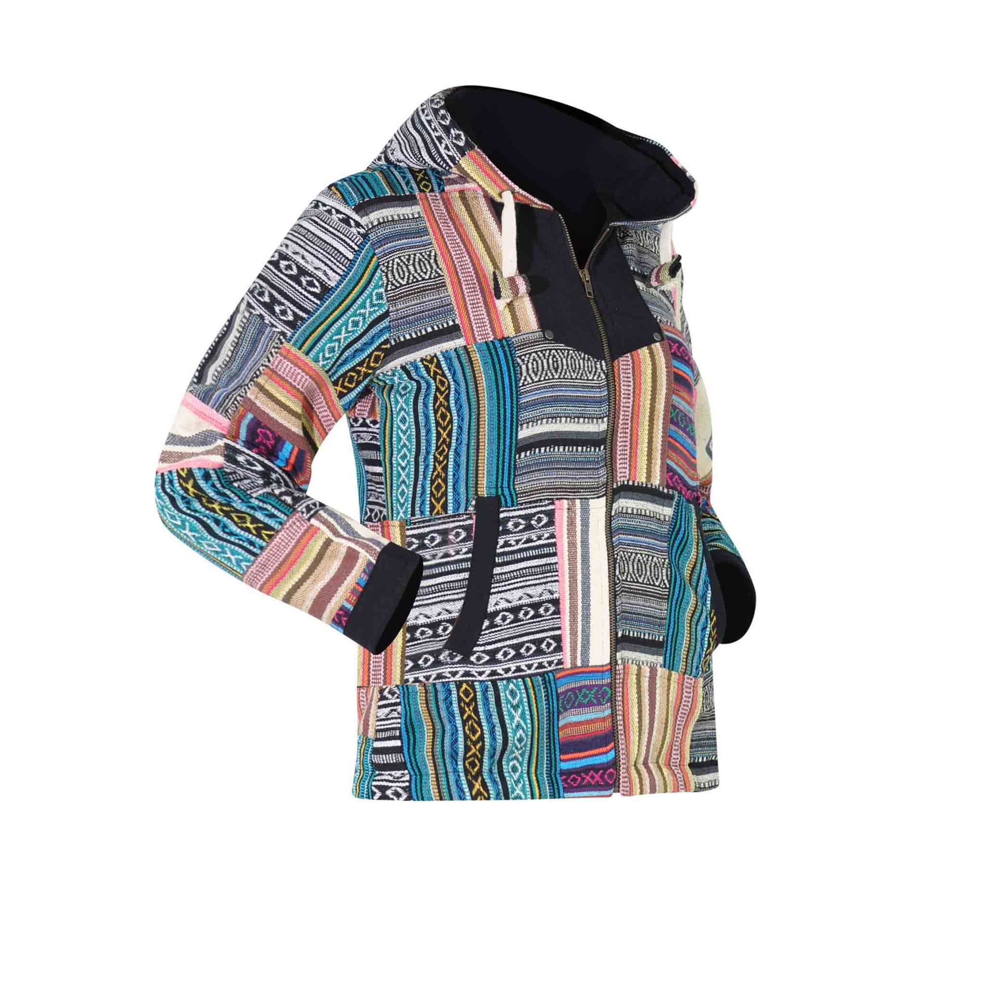 Patchwork Baja Jacke im Boho Style Sao Paulo