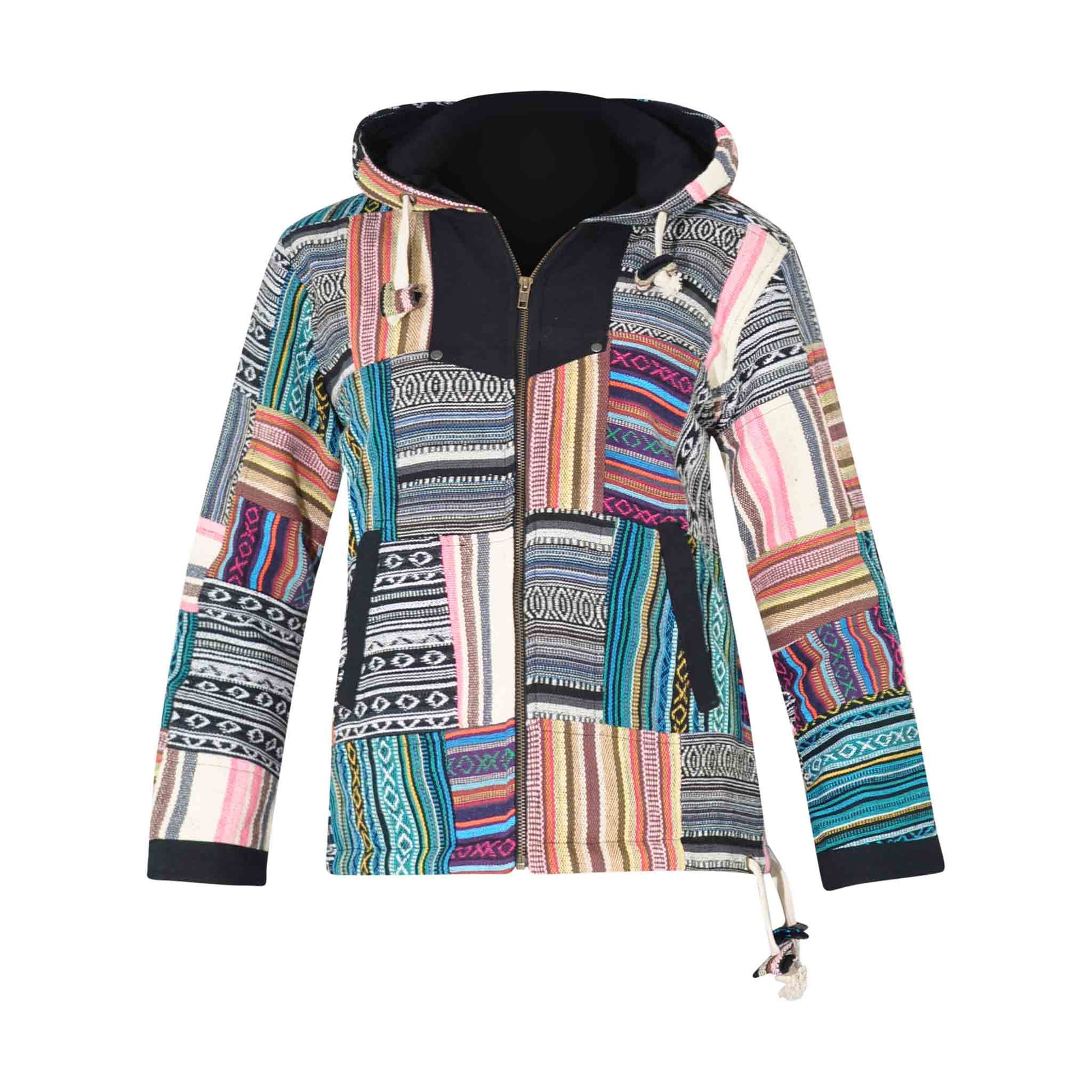 Patchwork Baja Jacke im Boho Style Sao Paulo