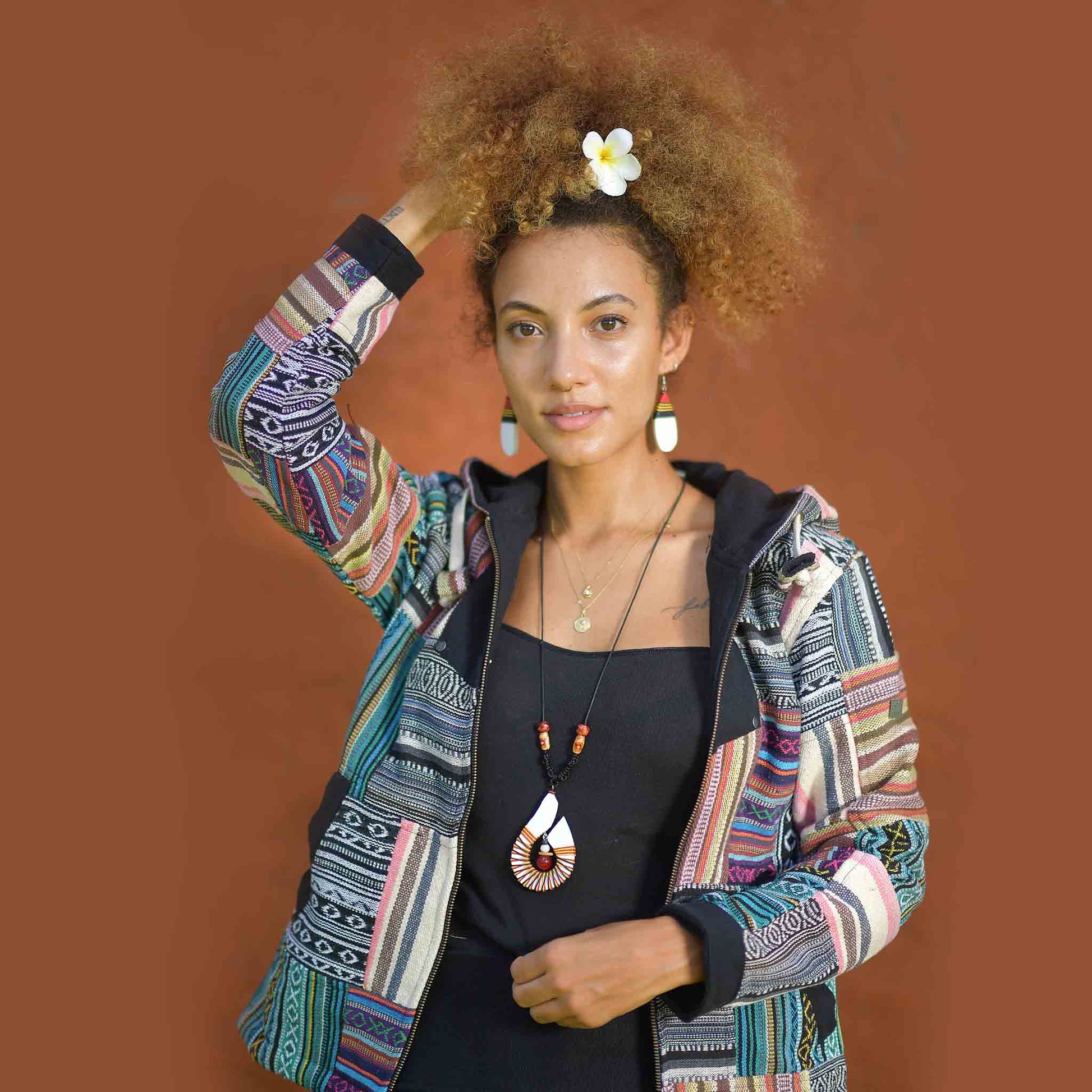 model-s Patchwork Baja Jacke im Boho Style Sao Paulo