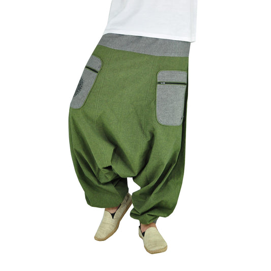 Genie pants Stampfgewand green